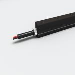 Black IP67 Silicone Neon Light UV / Chemical / Salt / Acids / Alkalis Resistant