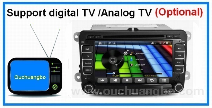 Car dvd for Volkswagen Magotan Tiguan Touran with radio gps system bluetooth TV OCB-8613