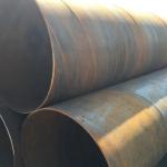 Black SSAW Steel Pipe X52 X65 G3444 Jis , A525 En10255 Tube