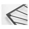 Buy cheap Large Rectangle Black Framed Metal Wall Art Mirror from wholesalers