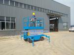 Custom Made SJY1.0-14 Mobile Scissor Lift Platform 1000kg Capcity Battery Move