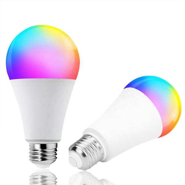 Buy cheap IP44 RGB E26 E27 LED Colour Changing Bulb 250 Degree Angle Lightweight from wholesalers