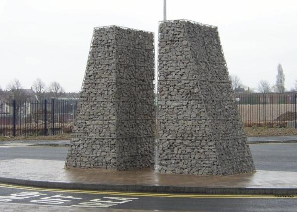 Buy cheap 1m Width Pvc Coated Gabion Baskets For Stone Retaining Wall from wholesalers