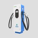 Hospital Waterproof Electric Car DC Fast Charger 80KW IP55 Double Guns