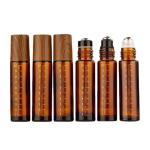 Wood Cover Roller Bottle 10ml Portable Scales Spray Travel Cosmetics Dropfunctio