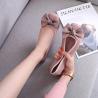 Buy cheap Square Toe Flat Heeled Shoes Ballerina Foldable With Big Bow from wholesalers