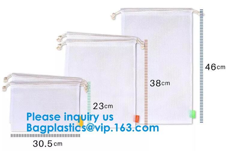 Premium Nylon Beach Laundry Mesh Drawstring Bag Nylon Mesh Gift Bag/Small Drawstring Mesh Bag Bagease Bagplastics
