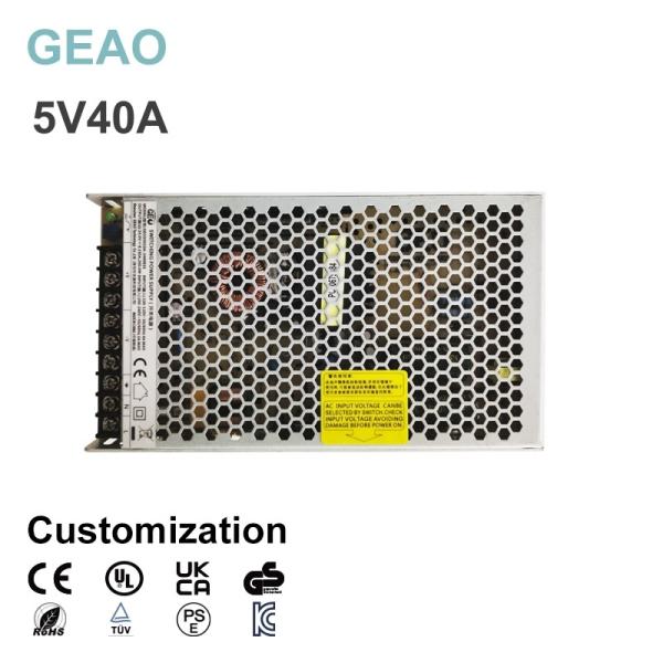 Buy cheap 5V 40A Switched Mode Power Supply For Digital Photo Frame Car Cigarette Lighter Sweeper Led from wholesalers