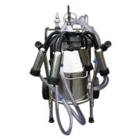 Buy cheap Mobile 12 Cows/Hour Portable Milking Machine Vacuum Pump Power 1.1KW product