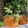 Buy cheap Customize Corten Steel Planter Large Outdoor Square Metal Flower Pots from wholesalers