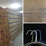 Gold 2.5mm Metal Clothes Wire Hanger Stable Performance Simple Structure