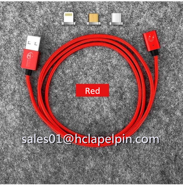 2.4A USB Charging Magnetic Adapter Charger Cable for Mobile Phone