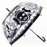 Buy cheap Manual Open Stripe Transparent POE Umbrella , Clear Dome Umbrella from wholesalers