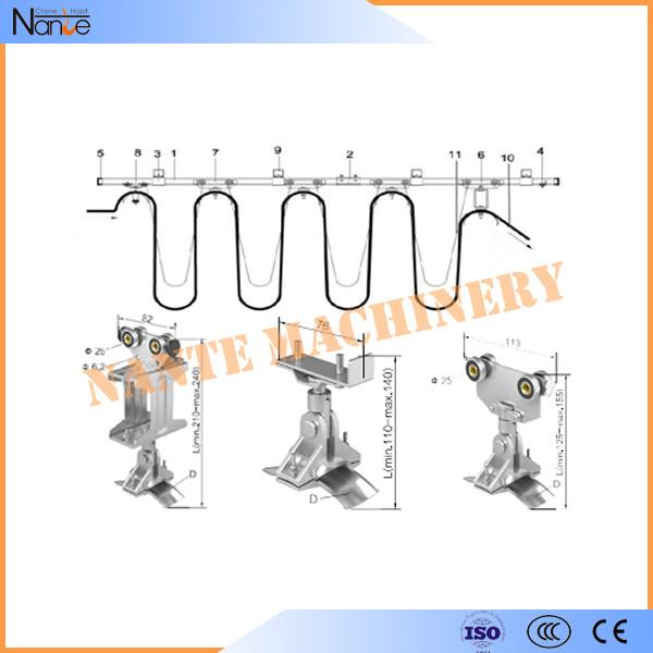 Buy cheap Hot Galvanized Steel Round Cable C Truck Trolleys C32 120m/min from wholesalers