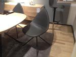 Boconcept Ottowa chair by Karim Rashid with assemble stainless steel leg ottoma