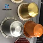 Food Grade Colorful Aluminum Foil Coffee Pods Disposable Empty Coffee Capsule