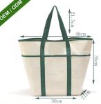 8oz Fashion Custom Print Logo Long Handle Canvas Bag Tote Bag,organic cotton