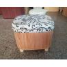 Buy cheap Natural Straw Household Storage Stool Grass Woven Ottoman Box Eco-Friendly Hand-Woven Grass Rattan Stools from wholesalers