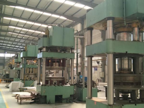 Buy cheap 500 Ton Hydraulic Press Brake Machine For Milk Tank Head Dish End Making from wholesalers