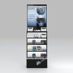 KLNS-R6 40mm Thick Soft Film Light Box Skincare Display Cabinet with 5mm White