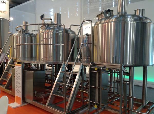 Buy cheap Semi Automatic 500L Small Microbrewery Machine For Brewpub Or Restaurant from wholesalers