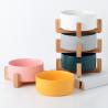 Buy cheap Unique Colorful 15.5*7cm Cat Ceramic Bowl Pet Food Feeder from wholesalers