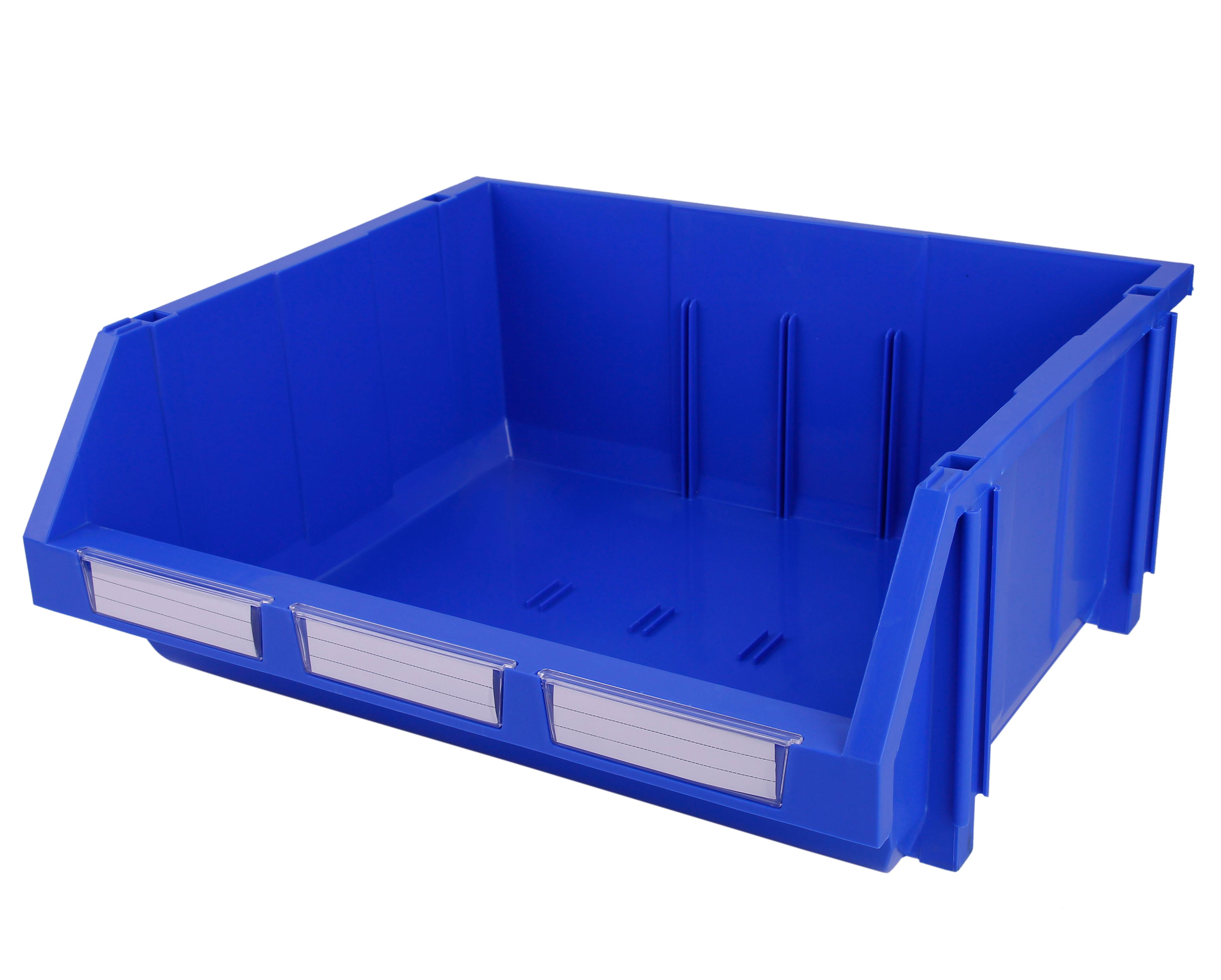 Shelving Organize Bin Box Internal Size 392x334x94mm Foldable Storage Bins for Bolts