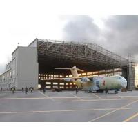 Buy cheap LANGE Hot Rolled Steel Structure Hangar Bolt Connection Prefab Airplane Hangar product