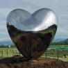 Buy cheap Love Me Large Outdoor Stainless Steel Sculpture Mirror Polished from wholesalers