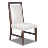 Buy cheap Solid beech wood with White pu/leather upholstery dining chairs ,wooden arm chair,side chair for dining rooms from wholesalers