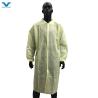 Buy cheap White Blue Disposable SMS Lab Coats With Zipper Closure And Guarantee Period Two Years from wholesalers