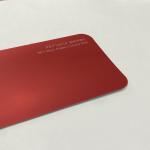 Corrosion Protection Color Wrap Film Ultra-Matte Chinese Red Dry Apply Color PET