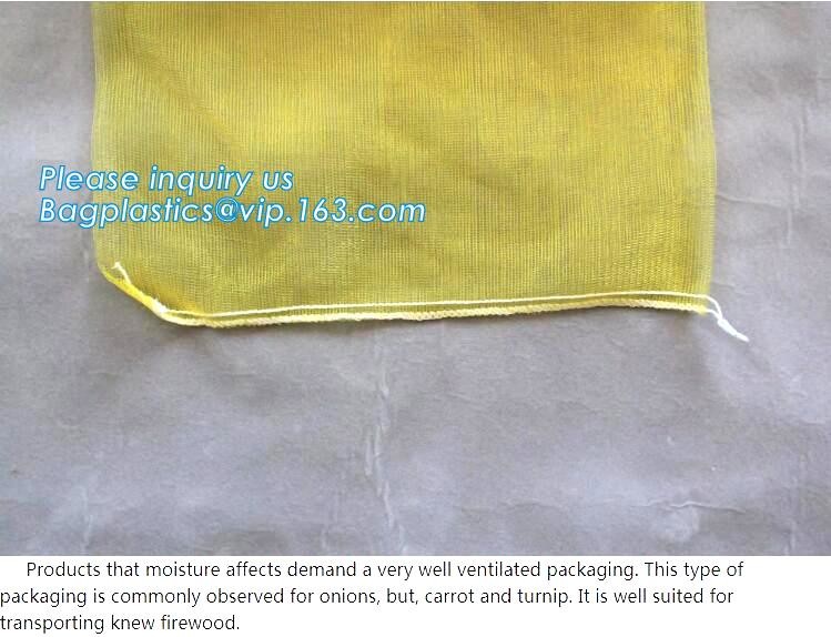 40x60cm yellow raschel mesh onion packing bag,Hot sale PE raschel mesh bag for potato,raschel net bag & pp raschel mesh