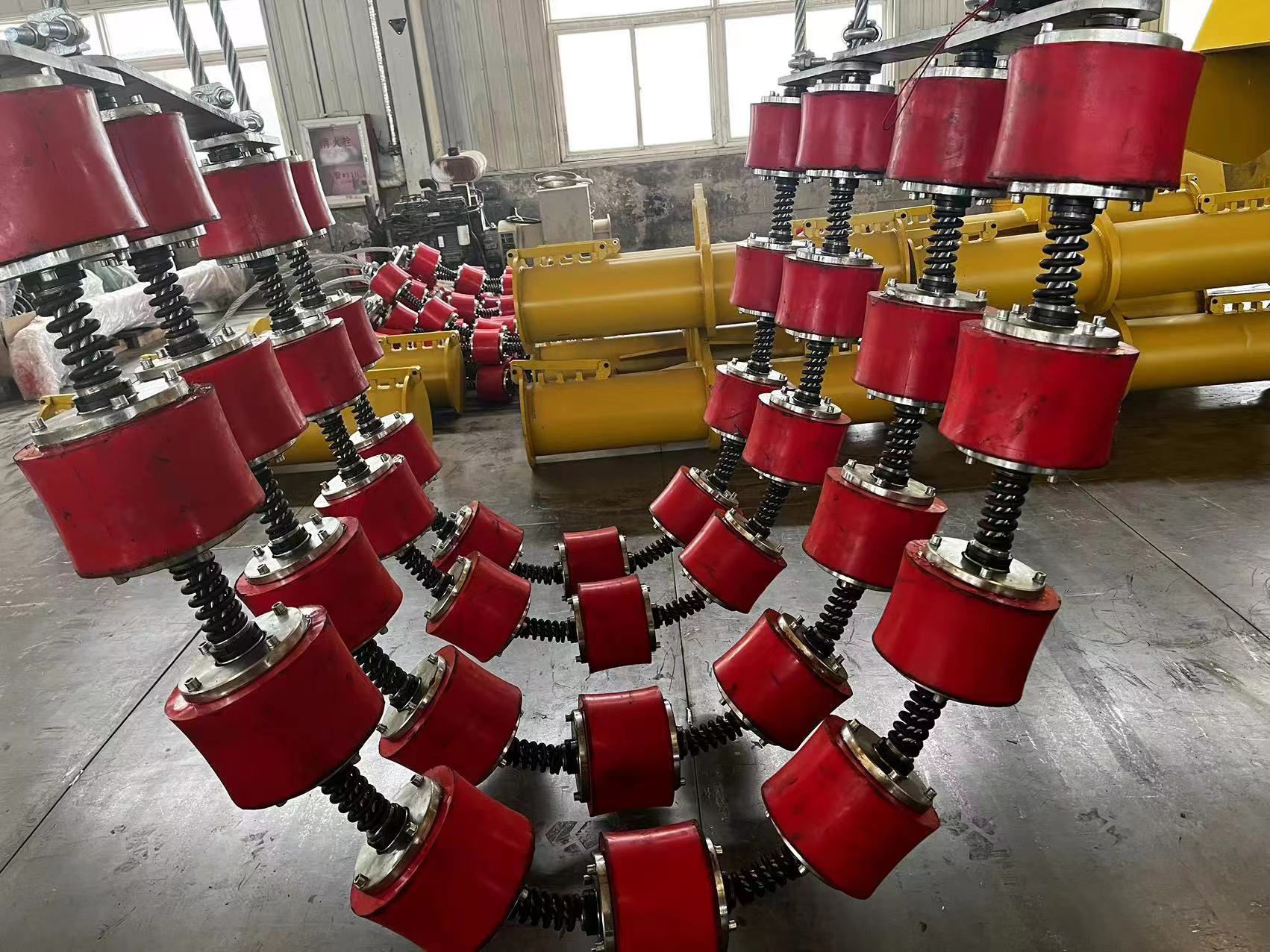 High Reliability Power Saving Pipe Roller Cradle For Suspension Use