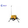 Buy cheap Outdoor Mobile Surveillance Trailers 360 Degree All Around Light Tower Mast Vehicle Mounted from wholesalers