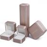 Buy cheap Champaign Gold PU Leather Jewellry Packaging Box Luxury Customized Size from wholesalers