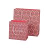 Buy cheap PP Twist Handle Paper Packaging Bags 230gsm White Kraft Paper Material from wholesalers