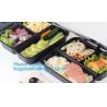 Buy cheap Disposable Plastic food delivery box Printing Sushi Tray For Food Packaging,HIPS Material Disposable Black Plastic Food from wholesalers