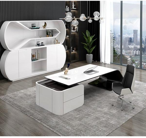 Luxury Executive President Manager Supervisor Desk with MDF Baking Varnish