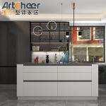 Resin Countertop Smart Island Cupboard Furniture for 2022 Modern Kitchen