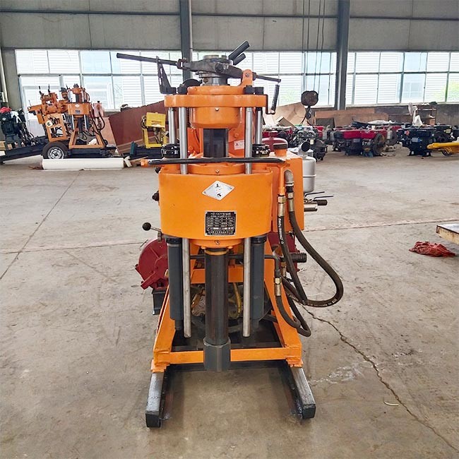 Diesel Engine 22HP Waterwell Drilling Rig Hydraulic Core Drilling Machine HZ-200Y