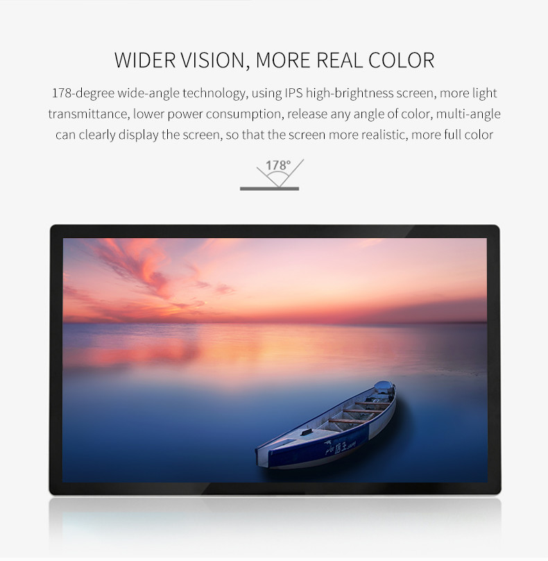 43 Inch Fully Enclosed Interactive Android Hanging Digital Signage