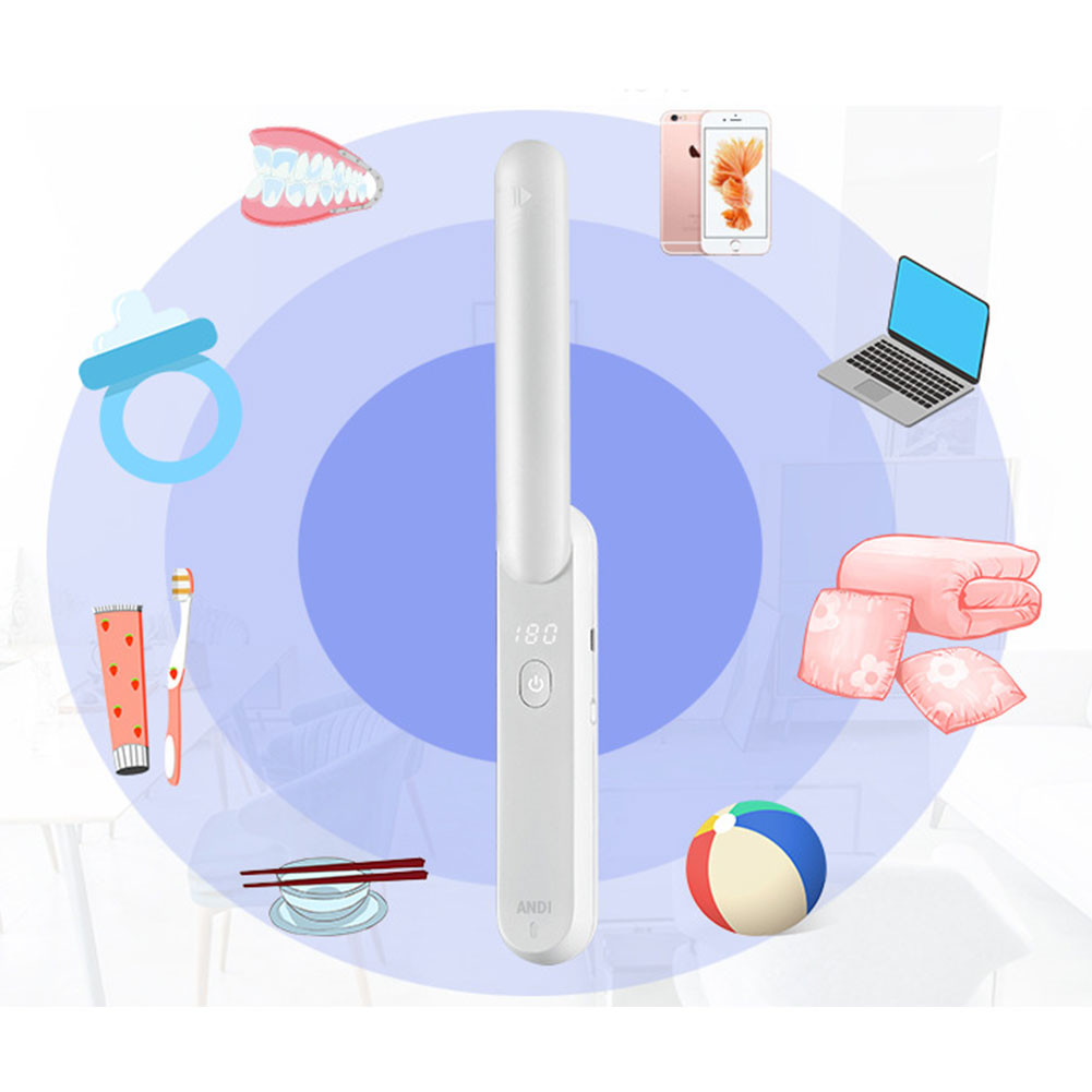 Hot sale portable Hand held UV led light USB charging ultraviolet disinfection lamp