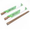 Buy cheap Best price 21cm Twin Printed Barbecue Disposable Bamboo Wooden Chopsticks With Free Design Custom Paper Sleeve from wholesalers