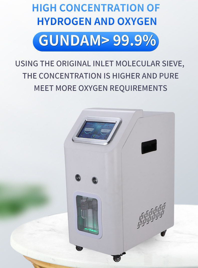 220V/50HZ Power Supply Portable Hydrogen Generator for Breathing , Hydrogen Inhalation Machine 1500ml 3000ml 4500ml 6000ml