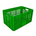 Customized Logo Mesh Plastic Moving Basket for Fresh Fruit Logistic Harvest and