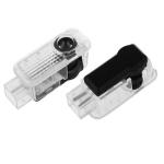 12v Car Honda BMW Benz 2pcs 5w Door Projector Lights