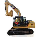 Used Caterpillar 320D Hydraulic Excavator 20ton Weight 103kw Rated Power