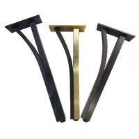 Buy cheap Metal Furniture Legs T shape Iron Golden Furniture Table Base Feet For TV Stand product
