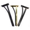 Buy cheap Metal Furniture Legs T shape Iron Golden Furniture Table Base Feet For TV Stand Cabinet Sofa Legs from wholesalers